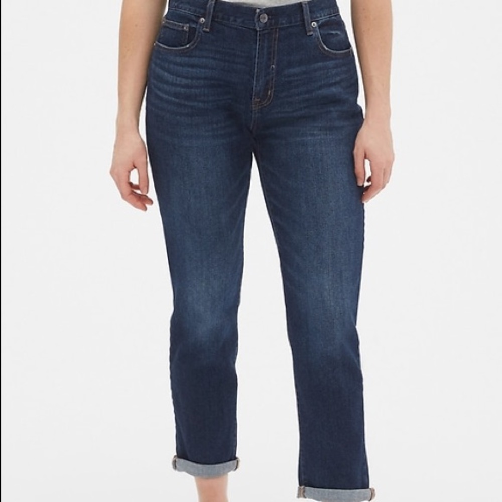 Gap Mid Rise Girlfriend Jeans